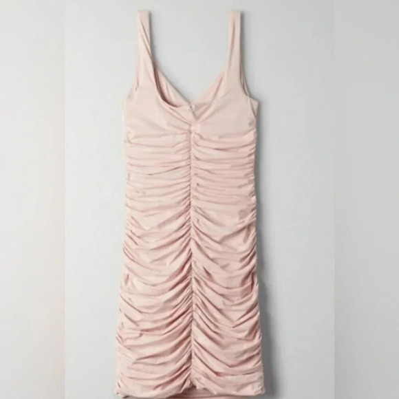 Aritzia TEN by Babaton Sparkle Dress in Pink Rose Quartz Size Small - Picture 10 of 10